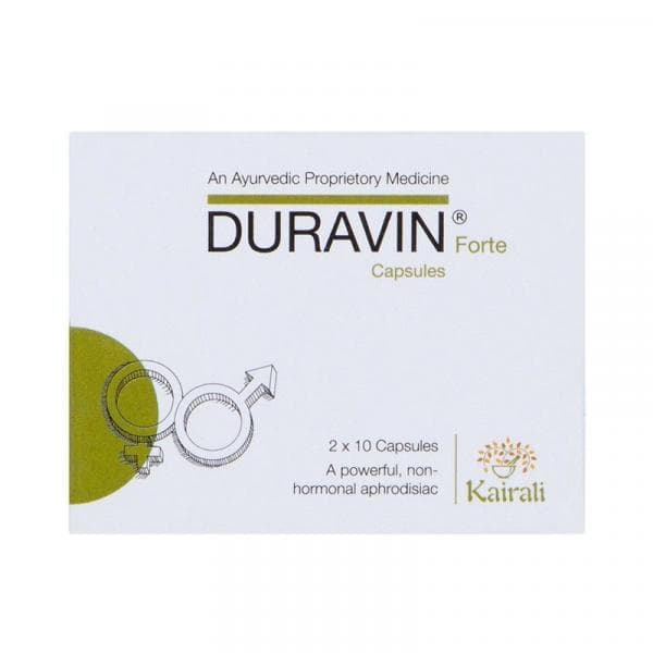 Duravin Forte Capsules (Ayurvedic Medicine for Impotency & Infertility for Women and Men)