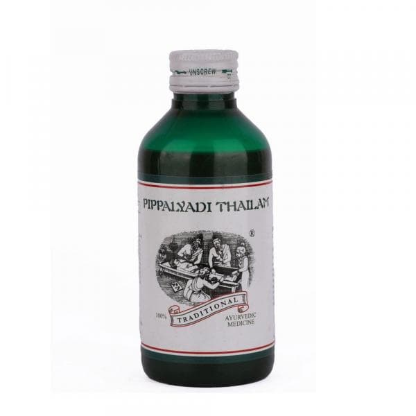 Pippalyadi Thailam (Ayurvedic Medicinal Oil for Piles, Gout, Back ache & Spondylosis)