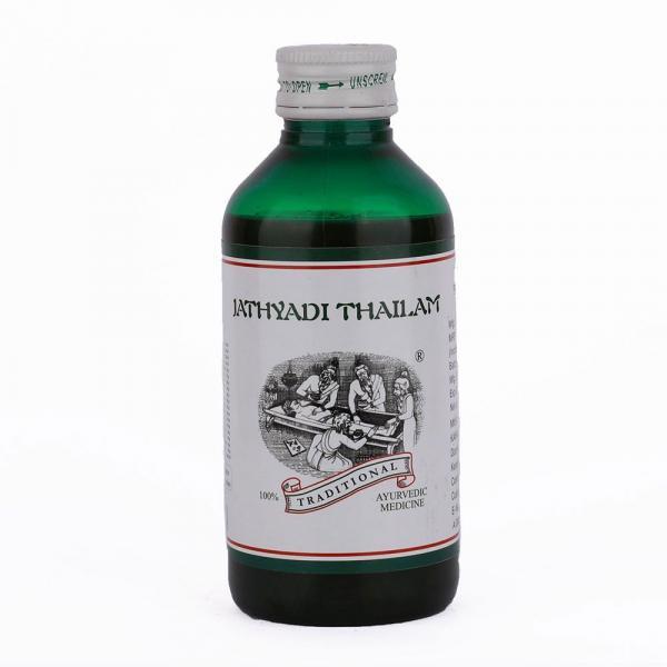 Jathyadi Thailam (Ayurvedic Medicated Oil to Treat Burns, Non Wounds & Mouth Ulcer)